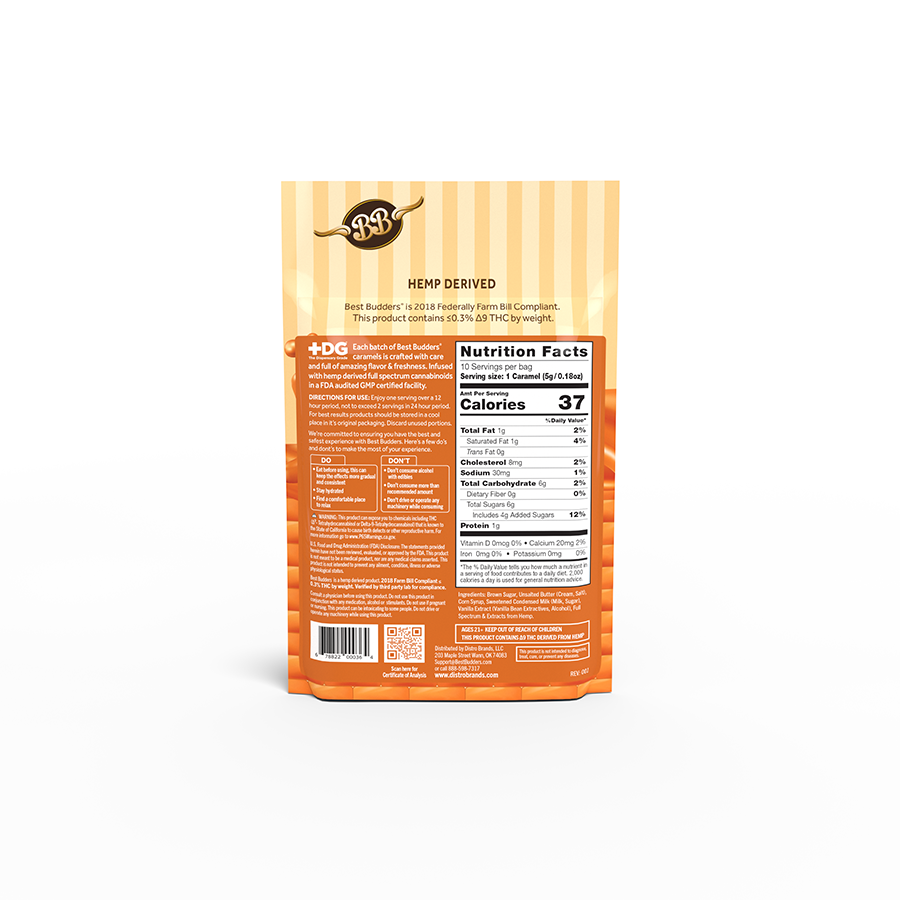 Best Budders Adult Caramel