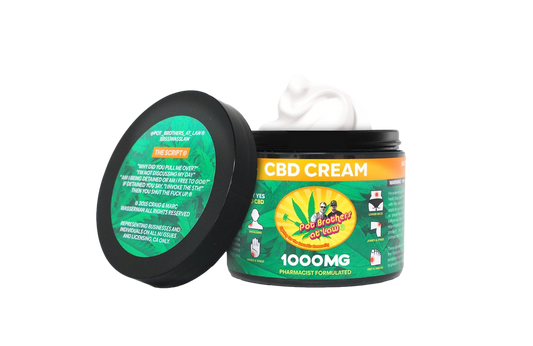 The Pot Brothers at Law CBD Cream 1000MG 4oz