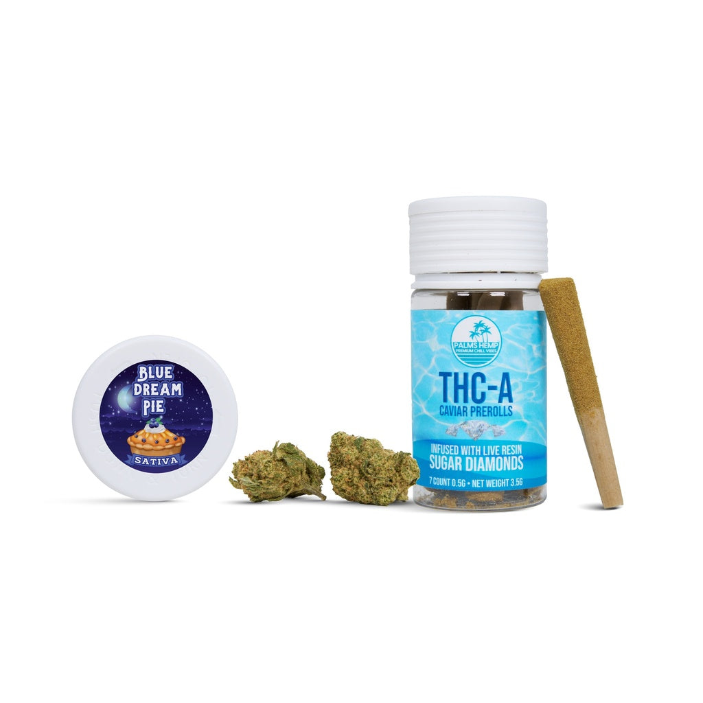 Blue Dream Pie - Palms THCA Caviar Pre-Roll 0.5g/7Ct