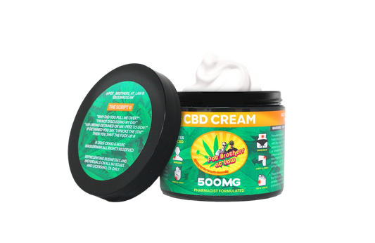 The Pot Brothers at Law CBD Cream 500MG 4oz