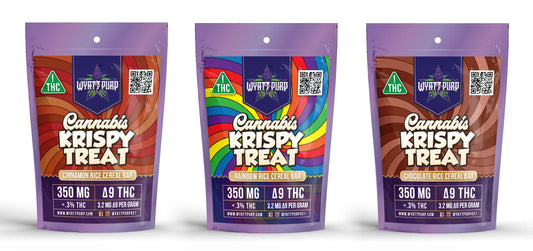 Wyatt Purp Cannabis Krispy THC Cereal Bar 350mg Edible