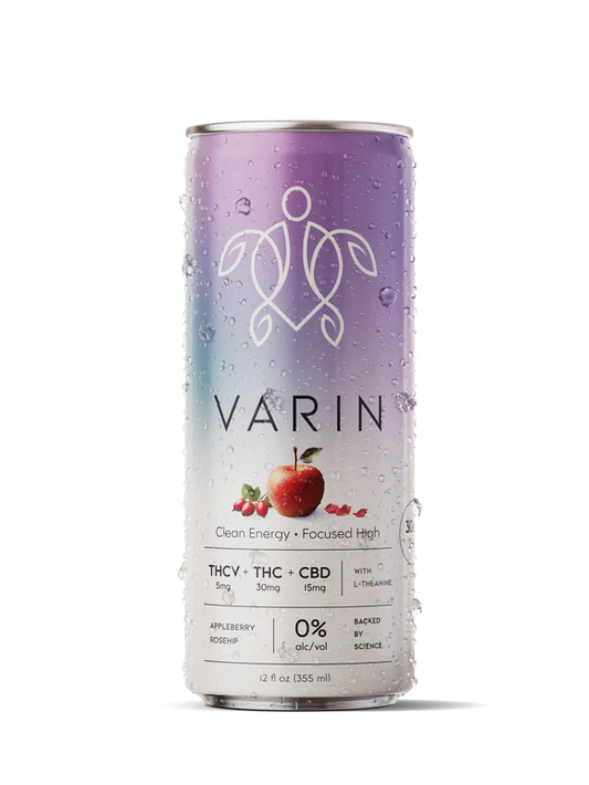 30mg THC + THCV Clean Energy Drink- Appleberry Rosehip