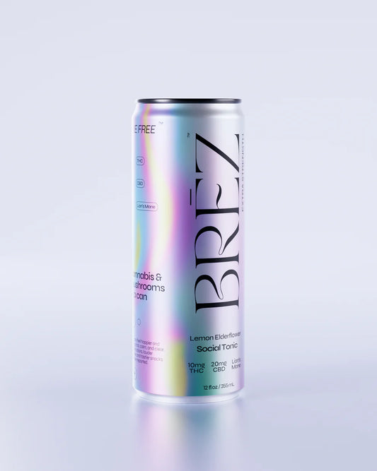 Brez 10mg Cannabis and Mushrooms Social Tonic